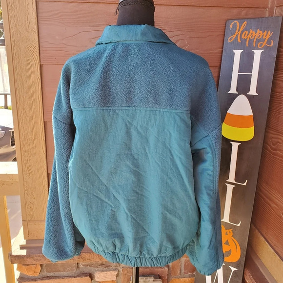 Wild Fable Women's Fleece Bomber Jacket Size Medium EUC - Picture 2 of 13
